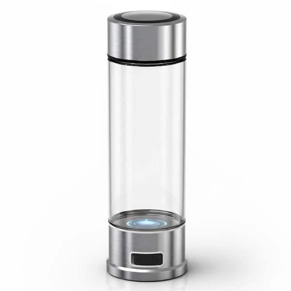 Anqtovp 14.2 oz. Hydrogen Water Bottle Generator 1500PPB Portable