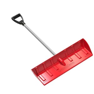 D-Handle Snow Pusher/Scoop in Red