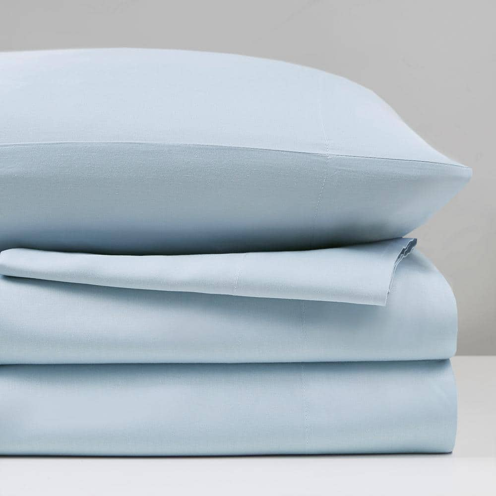 Beautyrest Tencel Polyester Blend 4-Piece Blue King Sheet Set BR20-3899 ...