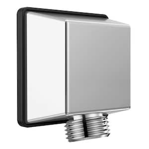 Square Hand Shower Wall Elbow, Lumicoat Chrome