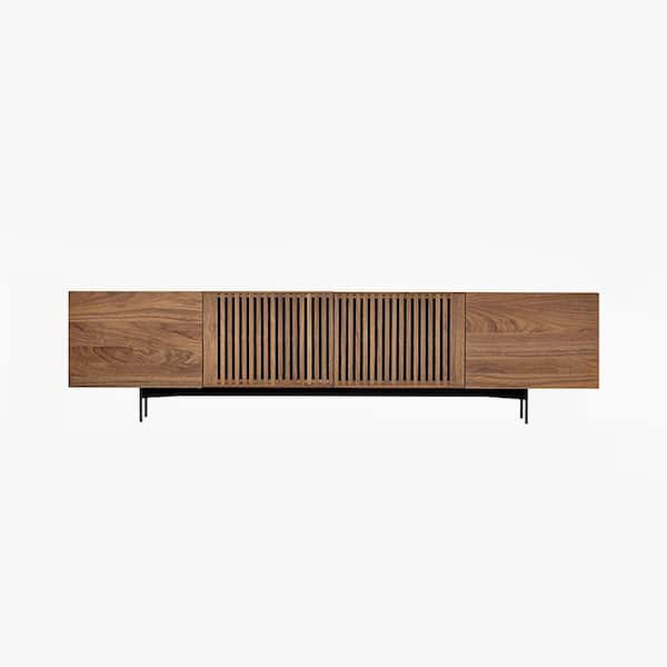 JASIWAY brown TV Stand Fits TVs up to 85 to 90 in,