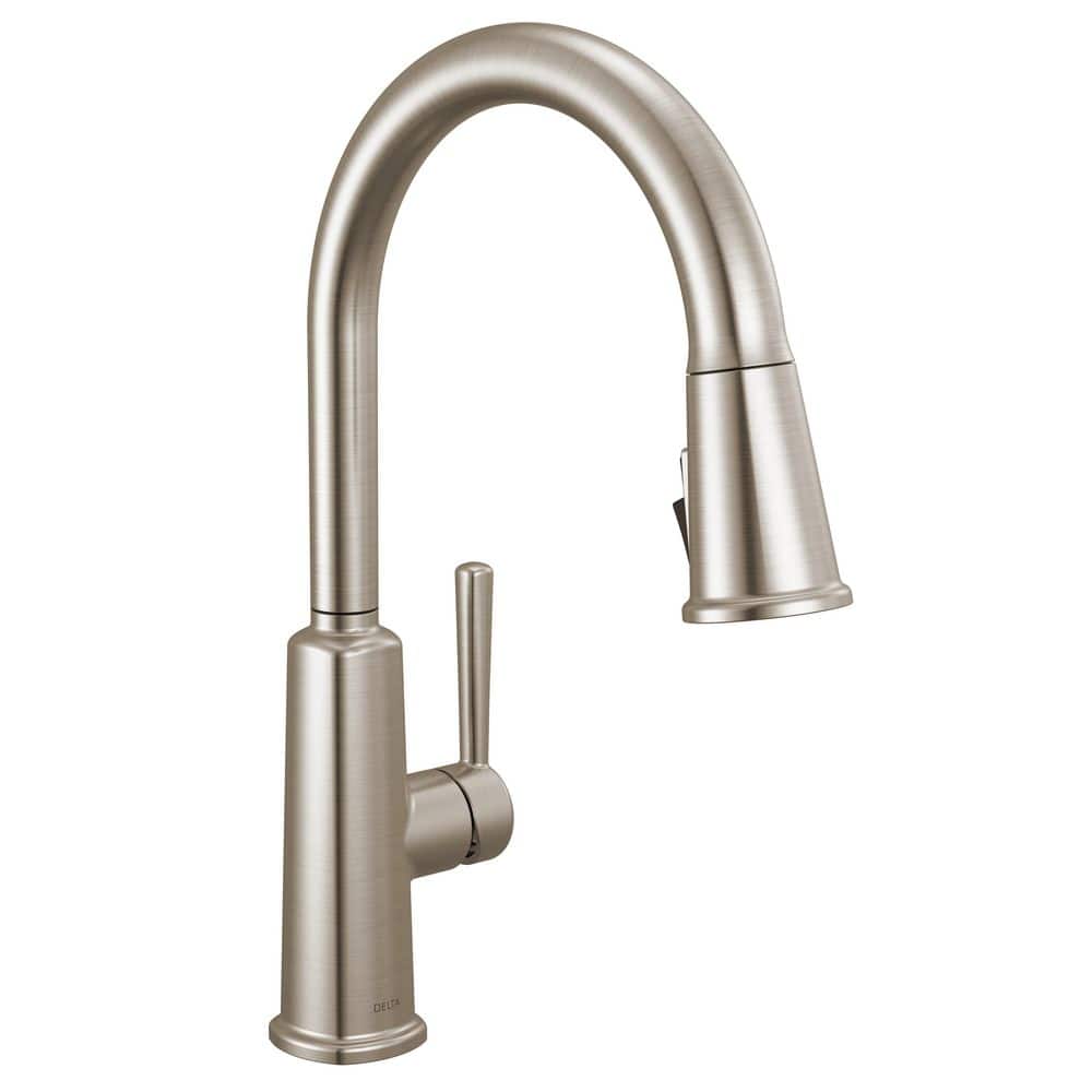 Delta Finnridge Stainless 16.5 in. H Pull Down Sprayer Kitchen