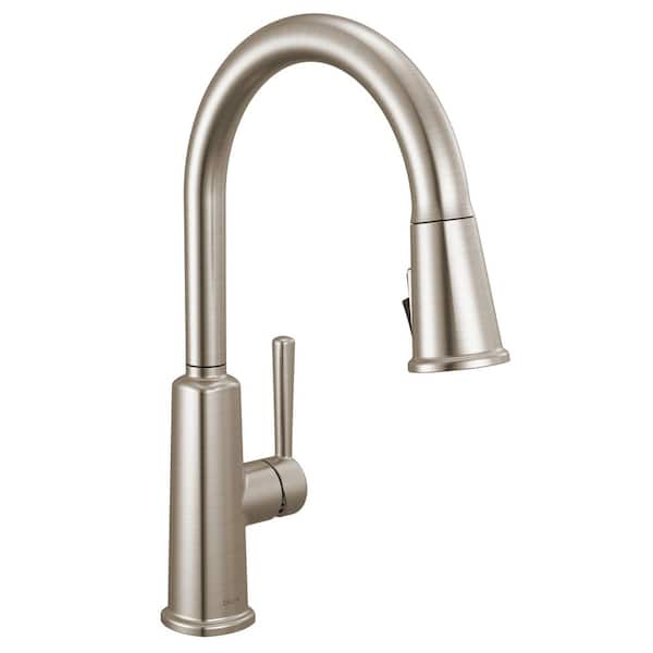 Finnridge Stainless 16.5 in. H Pull Down Sprayer Kitchen Faucet with 360 Degree Spout Swivel
