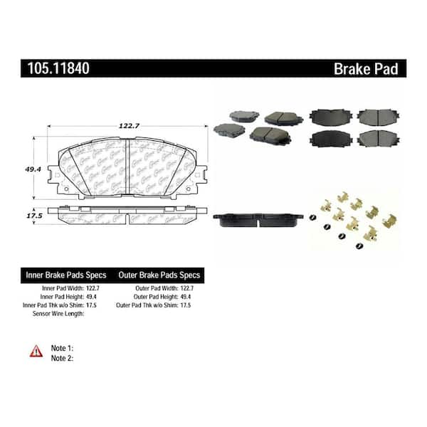 Centric Parts Disc Brake Pad Set