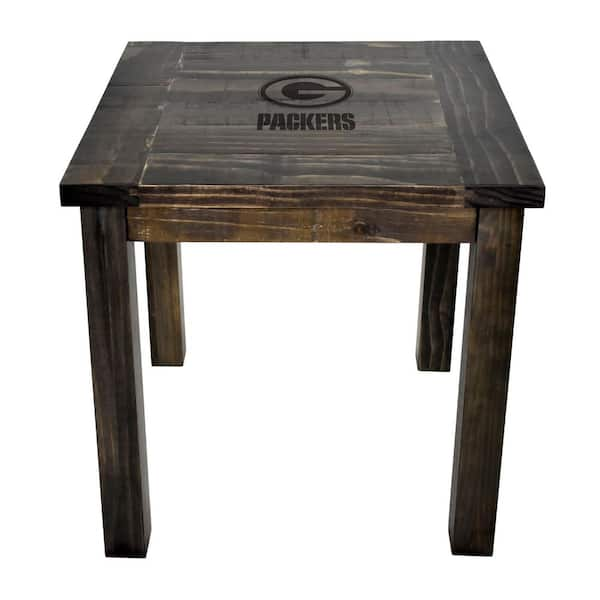 Imperial Green Bay Packers Reclaimed Side Table