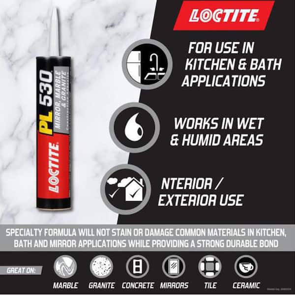 Loctite 1402263 PL 550 Tub Surround & Shower Construction Adhesive