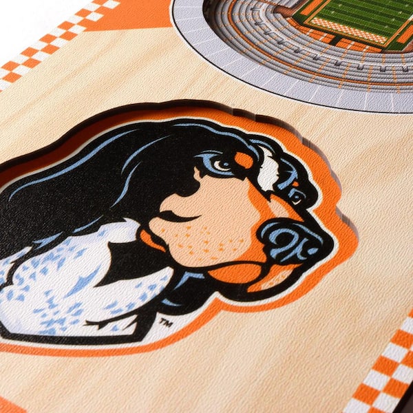 NCAA Tennessee Volunteers 6 in. x 19 in. 3D Stadium Banner-Neyland Stadium