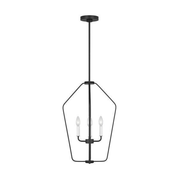 デンドライト　シナイ・ストーン④ Generation Lighting Kennan 4-Light Midnight Black Transitional