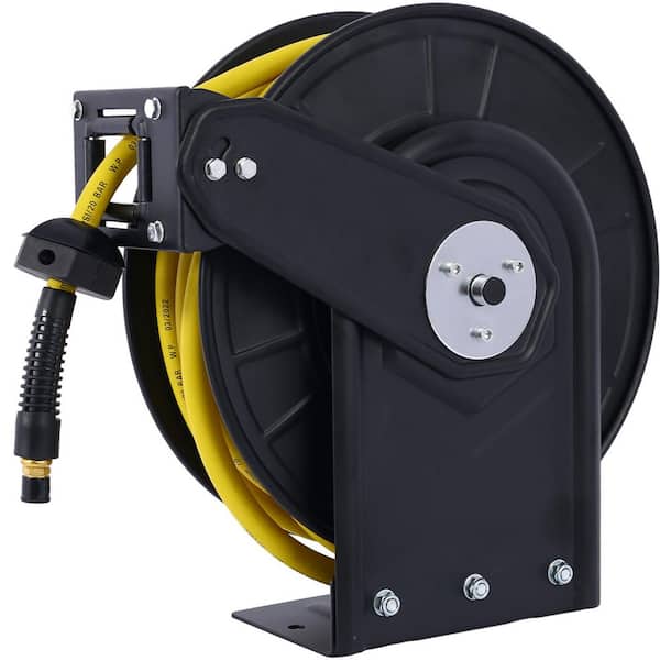 Commercial Grade 3/8 in. x 50' Ret retractable Hybrid Air Hose Reel