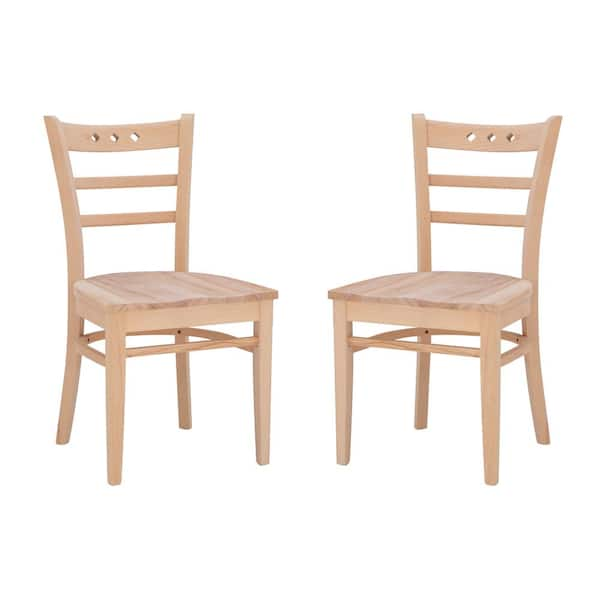 Home depot best sale unfinished dining chairs