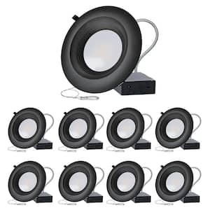 8-Pack 8 in. CCT Selectable 2700LM New Construction Remodel IC Rated Integrated LED Recessed Light Commercial Downlight