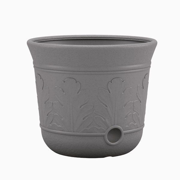 Suncast Grey Resin Hose Pot
