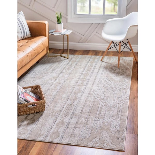 Portland Orford Tan 6 ft. x 9 ft. Area Rug