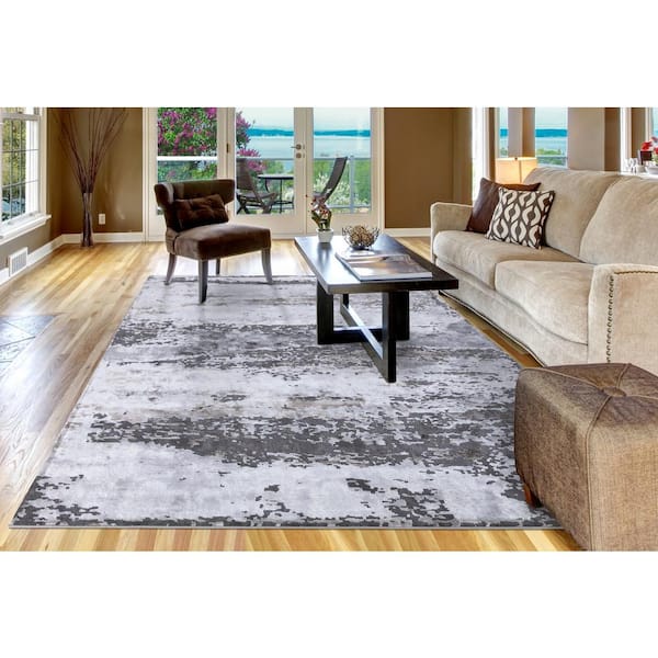 Concord Global Trading Craft Lakeside Gray 5 ft. x 7 ft