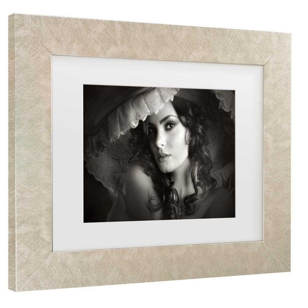 Adela Lia Sanziana Champagne Framed Canvas Wall Art