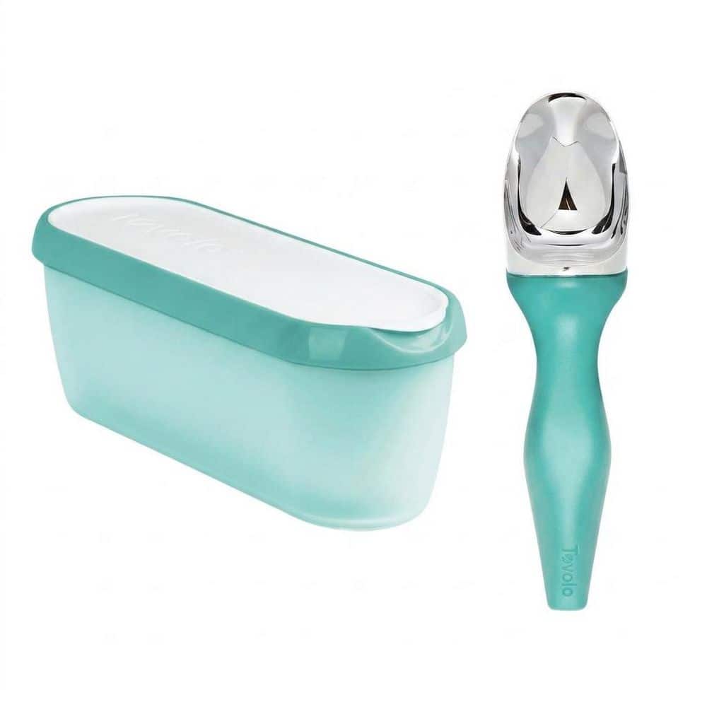 Ice Cream Scoop and Storage Tub in Tropical Breeze 2 Piece