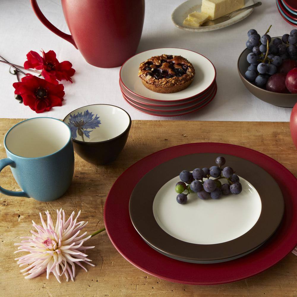 Turquoise Ceramic Soup and Cereal Bowls Set of 4