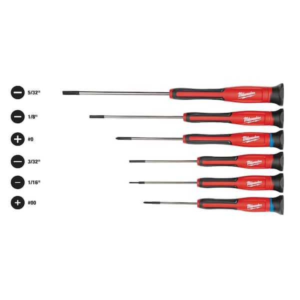 6PCE Small Tiny Precision Screwdriver Set Slotted Phillips