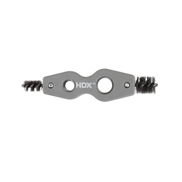 Pipe Cleaner & Deburrer 4-in-1 15 & 22mm Injection-Moulded Plastic Body 11.06 Galvanised Steel Wire Brushes with Strong Pipe Cleaner & Deburrer 4-in-1 15 & 22mm Injection-Moulded Plastic Body 11.06 Galvanised Steel Wire Brushes with Strong
