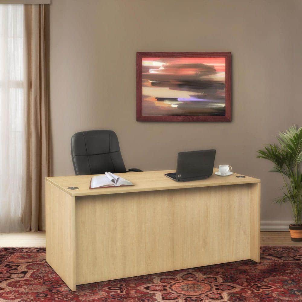 Regency Legacy 66 in. Noble Oak Desk Shell LDS6630NO - The Home Depot