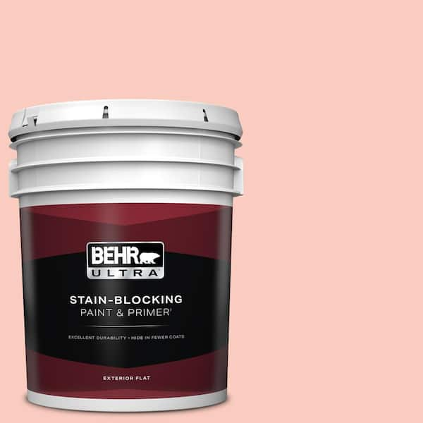 BEHR ULTRA 5 gal. #200C-3 Spring Song Flat Exterior Paint & Primer