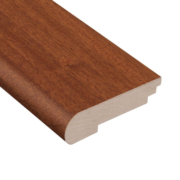 HOMELEGEND Cimarron Mahogany 3/8 in. Thick x 3-1/2 in. Wide x 78 in. Length Stair Nose Molding