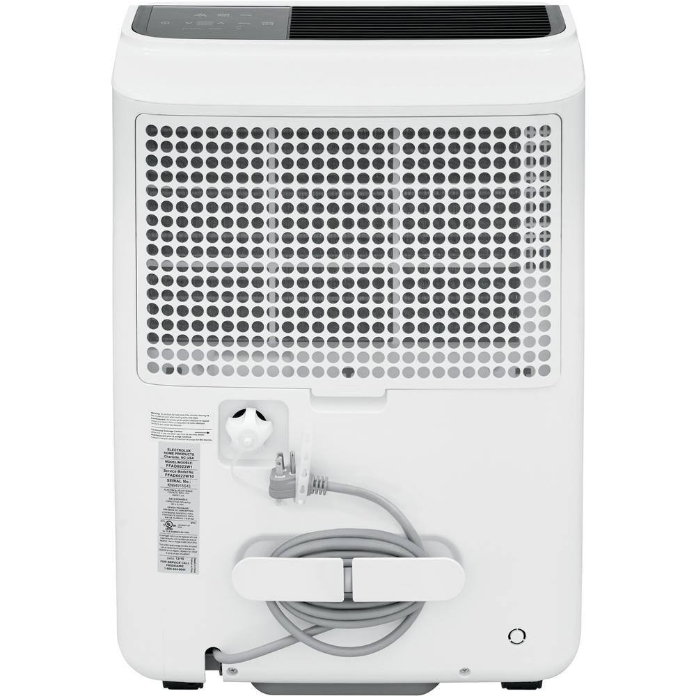 Frigidaire 60-Pint High Humidity Portable Dehumidifier with Washable Filter - White