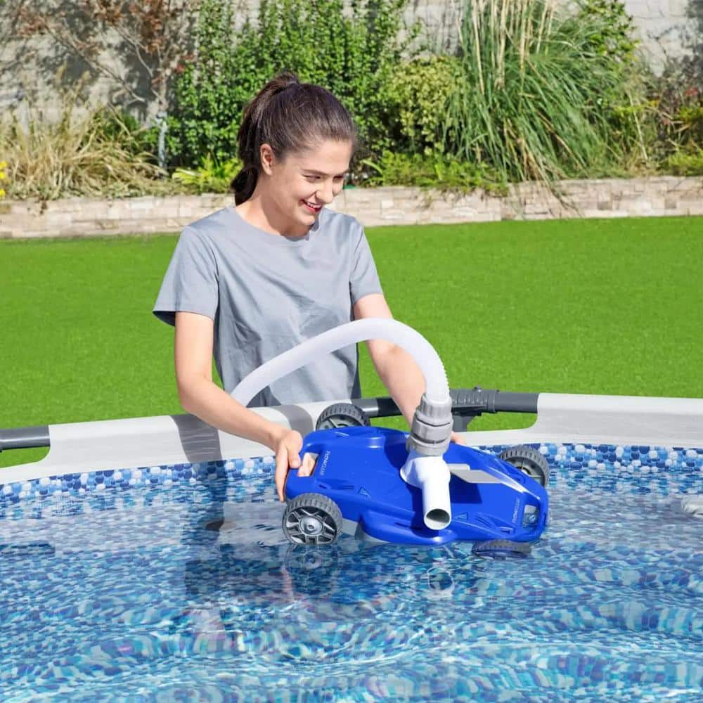 FlowClear AquaDrift Blue Cordless Automatic Pool Vacuum Cleaner