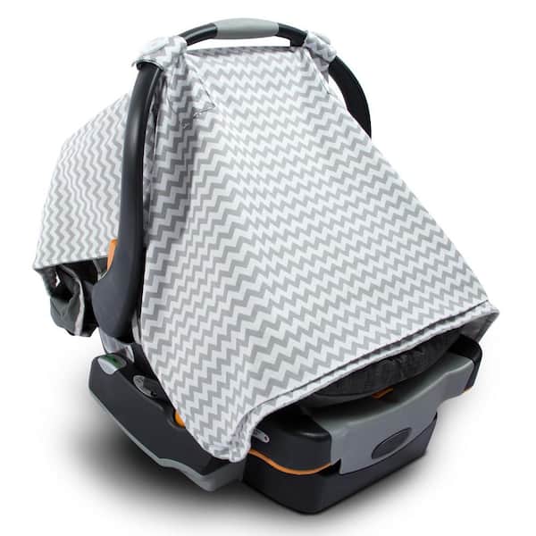 Oxgord 2 In 1 Baby Blanket Car Seat Cover And Nursing Ccss 02 Gy - Cover For A Baby Car Seat
