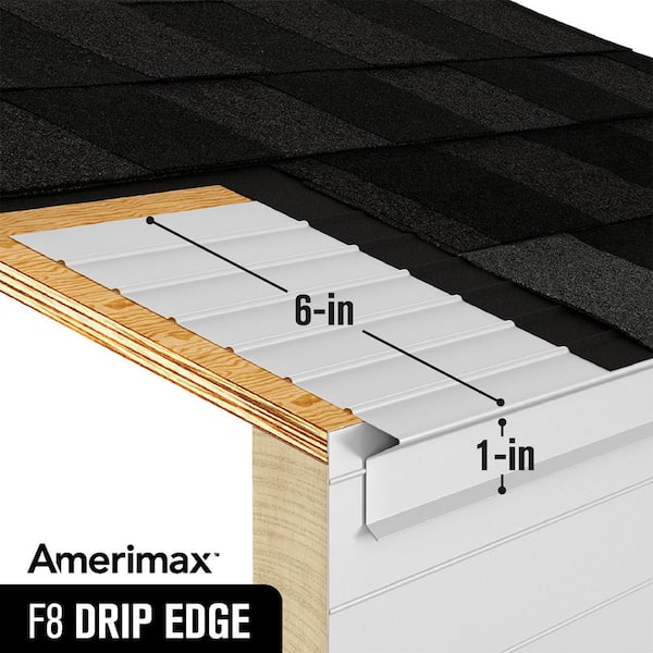 Amerimax Home Products F8 x 10 ft. Mill Finish Aluminum Drip