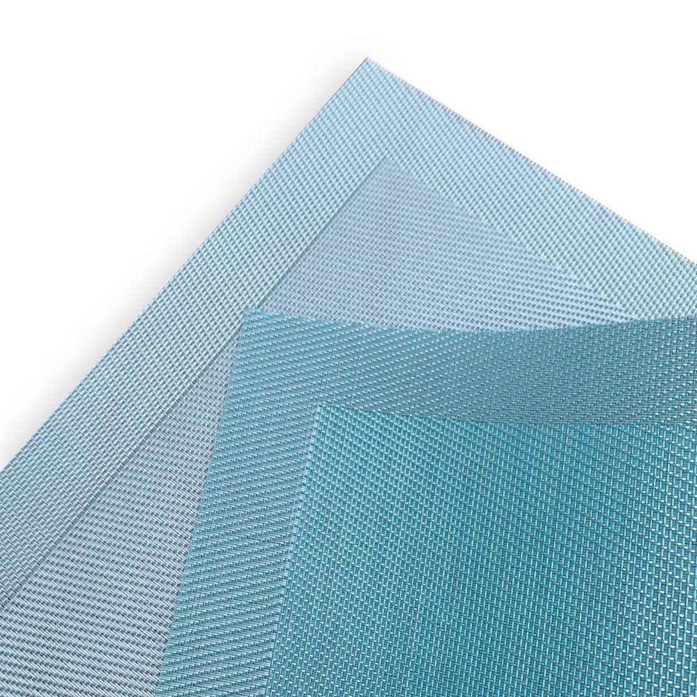 Blue Nautical Vinyl Rain Resistant Rectangular Placemats Set of 4