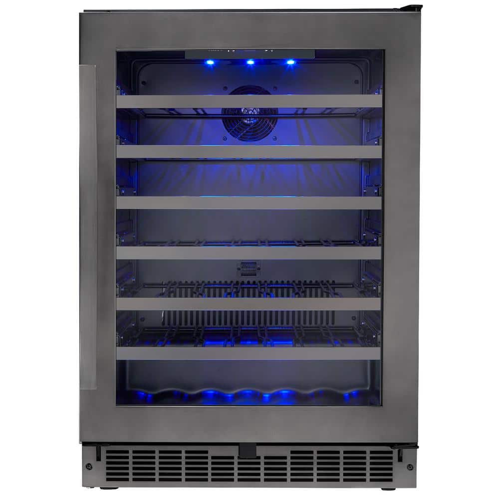 48-Bottle Built-in Wine Cooler in Black Stainless price history on PriceWatchPro