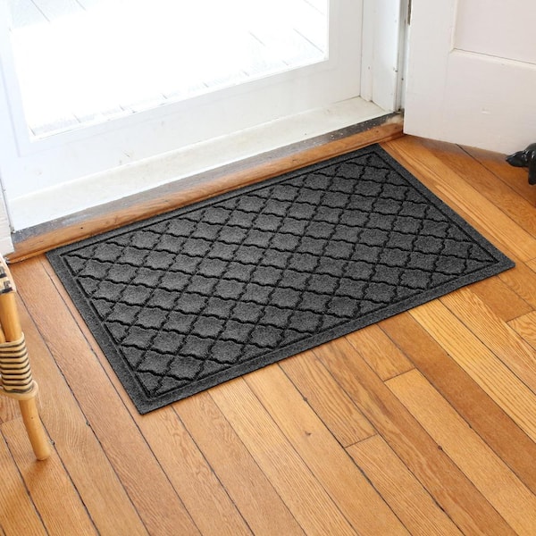 A1 Home Collections A1HC Welcome Mat Black/Beige 23 in. x 38 in. Rubber and  Coir Heavy Duty, Non-Slip Extra Large Double Door Mat AIHOME200030-WELCOME  BLACK - The Home Depot