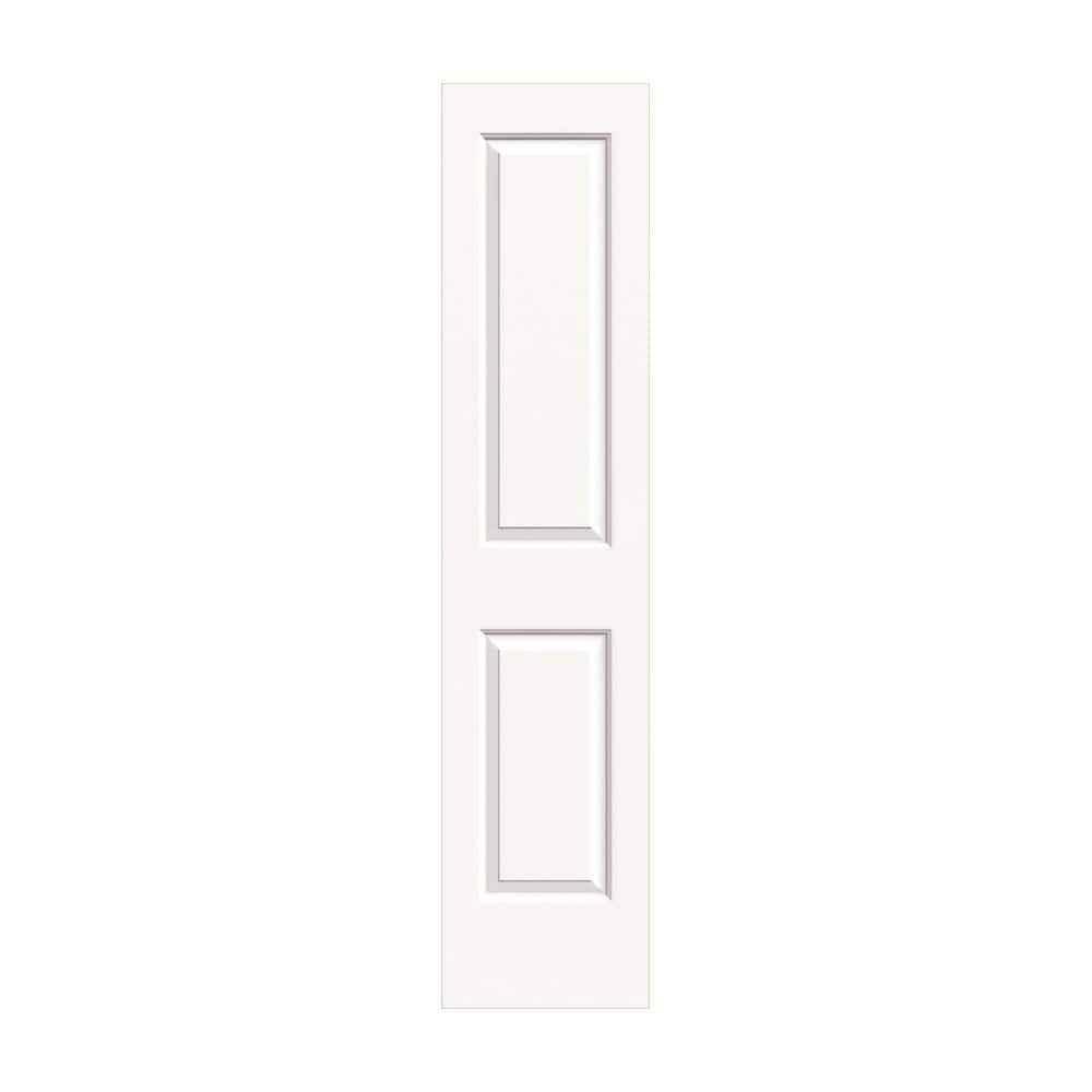 JELD-WEN 18 in. x 80 in. Carrara 2 Panel No Bore Solid Core White