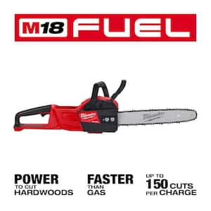 M18 FUEL 14 in. 18-Volt Lithium-Ion Brushless Cordless Chainsaw with 14 in. Chainsaw Chain & Case