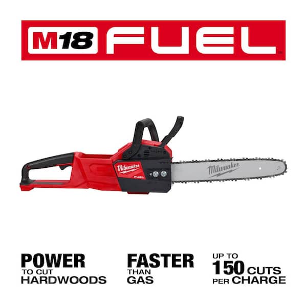 Milwaukee 2727-20C M18 FUEL 14 in. 18-Volt Lithium-Ion Brushless Cordless Chainsaw (Tool-Only) - 2