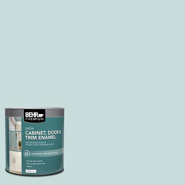 1 qt. #S440-1 Sunken Pool Satin Enamel Interior/Exterior Cabinet, Door & Trim Paint