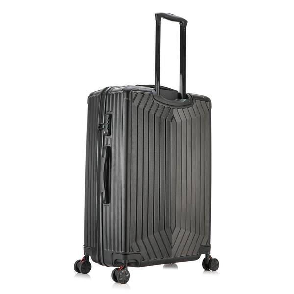 DUKAP Stratos Lightweight Hardside Spinner 20in in Black Womens Bags Luggage and suitcases 