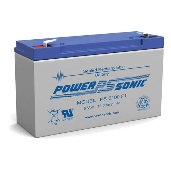 6-Volt 12 Ah Sealed Lead Acid (SLA) Rechargeable Battery