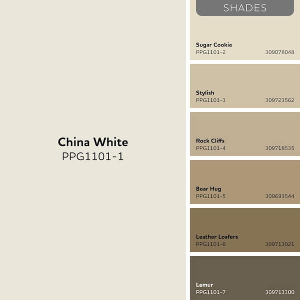 Glidden Premium 1 qt. PPG1101-1 China White Semi-Gloss Interior