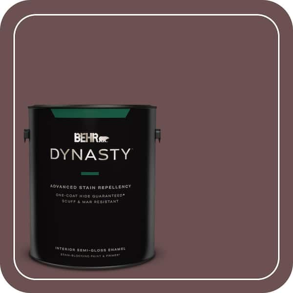 BEHR DYNASTY 1 gal. #130F-7 Semi Sweet Semi-Gloss Enamel Interior Stain-Blocking Paint & Primer