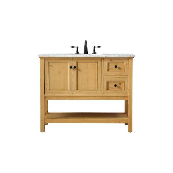 家庭温泉440gx2 Simply Living 42 in. W x 22 in. D x 34.125 in. H Bath Vanity