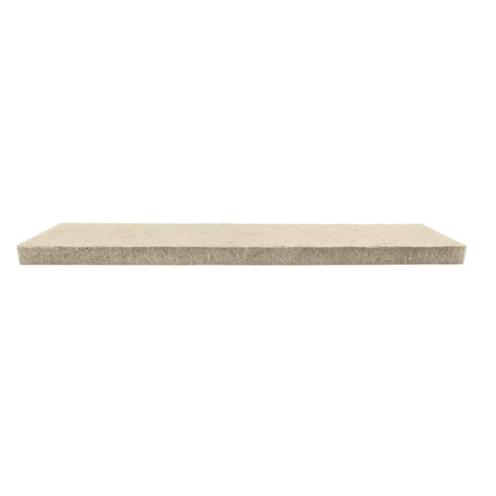 48 in. x 10 in. Vanilla Bean Stacked Stone Faux Stone Siding Wall Cap price history on PriceWatchPro