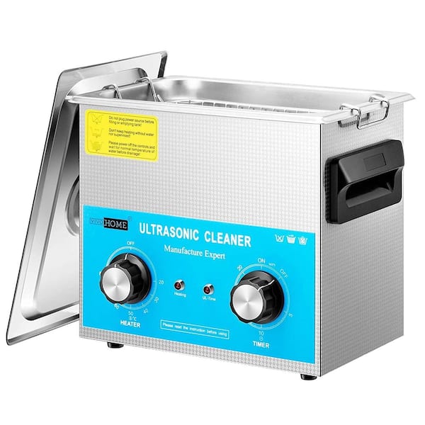 VIVOHOME 108 oz. Mechanical Knob Controllable Ultrasonic Jewelry Cleaner with Timer and Heater