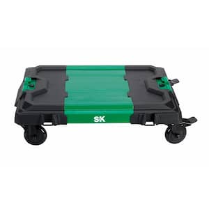 23.03 in. W Modular Steel Storage Dolly Cart Base for Interchangeable Connection Workshop Vertical Tool Chest