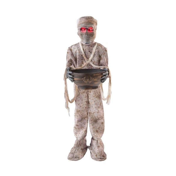 3 ft Animated Mummy with Candy Bowl