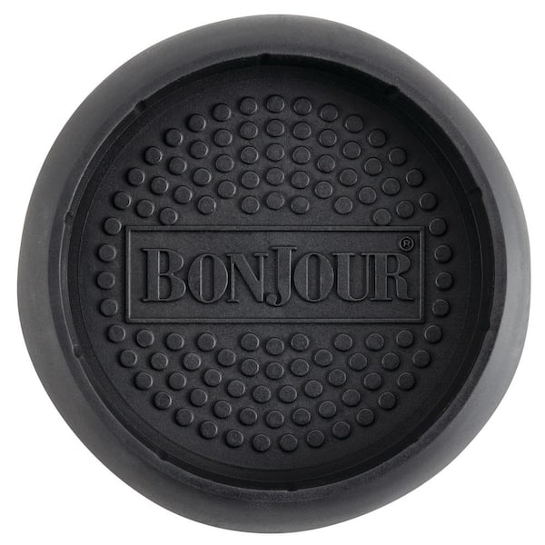 Bonjour Riviera 8 Cup Black French Press with Coaster