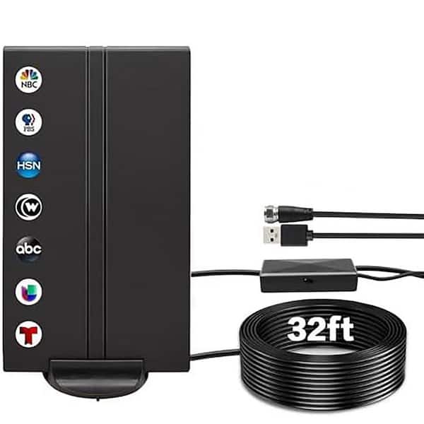 2025 Series 1800 mile Reception Amplified Digital Signal 360° Reception HDTV and 4K Indoor Outdoor Antenna