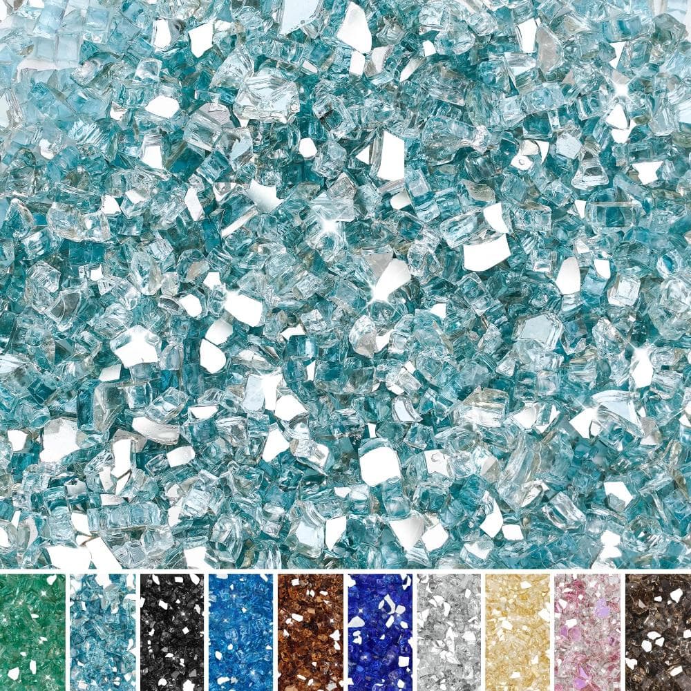 1/4 in. 10 lb. Fire Glass High Heat Reflective Aqua Blue price history on PriceWatchPro