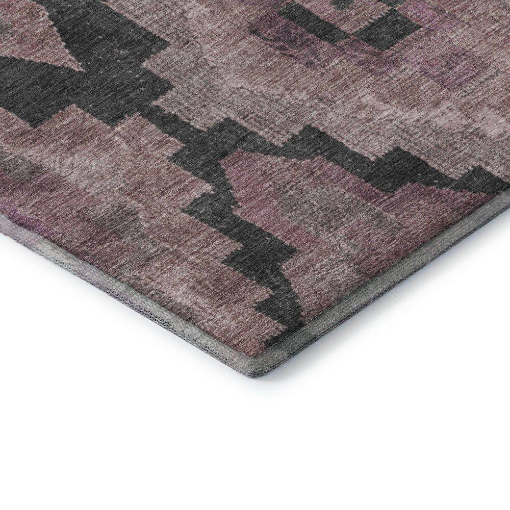 Mayfield Premium Machine Washable Abstract AMF1894 Rust 9 ft. x 12 ft. Area Rug - thumbnail 8